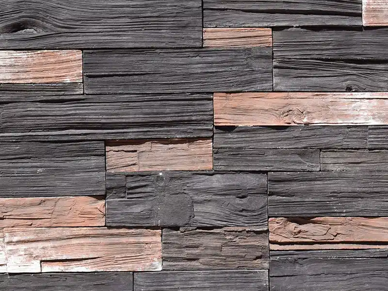 Dark Wood-Grain Stone